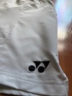 Yonex Men s Lg White 9  Polywoven Performance Shorts Tennis Pickleball Badminton
