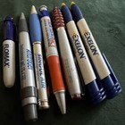B36 Vintage Pharmaceutical Drug Rep Pens - marker Lot Of 7 Metal   Plastic Mix