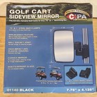 Yamaha Oem Part Gca-jc181-00-00 Premium Golf Cart Side Mirror 01140 Black Ez-go