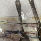 Vintage Hotel Straford Bellevue Silverplate Lot Of 3 Demitasse Spoons 1935