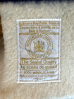 Vintage 3 5 Point Label  Approx  80  X 60 Hudson   s Bay Blanket England Wool
