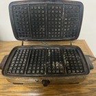 Vintage Ge General Electric Waffle Maker Iron 1950s Chrome 179g40