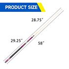Set Of 6 New 58  2-piece Canadian Maple Billiard Pool Cue Sticks  House Bar Cues