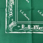 Ll Bean Canoe Lake Fishing Themed Bandana Green White New
