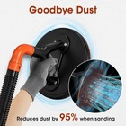 Dust Free Hand Sander  Drywall Sander With Vacuum  With 7 4 Ft Hose  Adapter    
