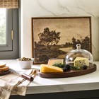 Wood Cheese Board With Cloche - Hearth   Hand With Magnolia