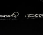 Stainless Steel Figaro Chain 7 - 30  Men Women Necklace 3 4 5 7 9 10 12mm