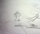I Am Weasel 1997 Production Concept Page Pencil Art Richard Pursel 8 5x14