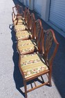 Georgian Hepplewhite Mahogany Shield Back  Set Of Six  two Arm Four Side Chairs