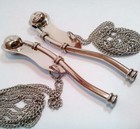 Lot Of 4 Pcs Nautical Antique Brass Silver Boatswain s Pipe Bosun Whistle Gift