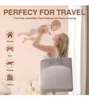 Bedside Crib  Quick Fold  Travel-friendly  Breathable Mesh  Adjustable Angle Nib