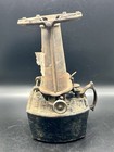 1885 Antique Cast Iron Clad Lamp Stove kerosene Sad Iron Heater No  2  as Is 