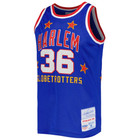 Harlem Globetrotters Meadowlark Lemon  36 Rings   Crwns Sewn Jersey Large Nwt