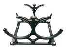Nitrous Oxide Nos Black Billet Aluminum Dual Bottle Holder Bracket 7    10-15lb