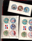 Dominican Republic Sc b34-8  Cb21-3   Souvenir Sheets Perf   Imperf  1962  Mnh