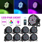 2  4   8pack 36 Led Rgb Stage Lighting Par Light Dmx Beam Party Dj Disco Lights