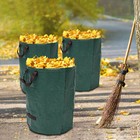 3pack Reusable Garden Waste Bags 72 Gallon Yard Leaf Lawn Trash Waste Bags Us
