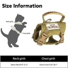 Tactical Cat Harness And Leash Set For Walking Escape Proof Adjustable Large    