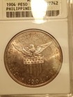 Us Philippines 1904 Peso Anacs Ms61