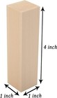 12 Pack Unfinished Basswood Carving Blocks Kit  Rectangular Wooden Blocks