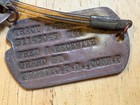 Wwii Us Pair Of Dog Tags Tracy T  Beckwith Niantic  Conn 