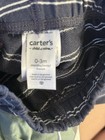 Carter s Disney Baby 0-3m 2pc Winnie The Pooh T-shirt   Striped Shorts Set