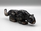 Fernando Laiwakete Picasso Marble Zuni Mountain Lion Fetish 5 75  Long