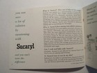1958  calorie Saving Recipes With Sucaryl  Booklet