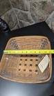 Large Flared Handwoven Longaberger Basket With Liner