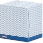Genuine Joe Cube Box Facial Tissue  85 Sheets Per Box  36 Boxes Per Carton