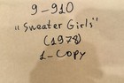 Sweater Girls Original Movie Poster 1978 Large Us Movies
