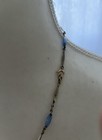 Antique Czech Glass Baby Blue Necklace