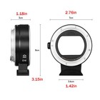 Ef-eos R Lens Mount Adapter Accessories For Canon Ef Ef-s Lens To Eos R Rf Mount