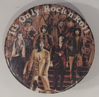 The Rolling Stones  It s Only Rock N Roll Pinback Button  Classic Lp Cover Shot
