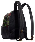 Nwt Coach Mini Backpack Coated Canvas Leather Rose Print Multi Red Black Cc331
