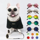Lovely Vintage Round Cat Sunglasses Reflection Eye Wear Glasses For Small Dog Ca