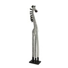 36 Inch Hand Carved Wooden Zebra Sculpture Safari Home Decor Figurine Art Statue