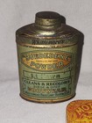 Vintage Tin Lot   Dr Halls Baby Talc Tin  Whittemore s Suededene  Mellomints