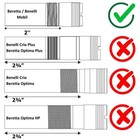 Beretta benelli Mobil Compatible Precision Ported Choke Set 12ga Black winenton   