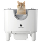 Self-cleaning Litter Box Open-top Automatic Cat Litter Box Easy Maintenance