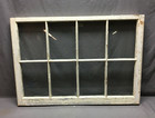 1 Antique Large 8 Lite Window Sash 28  X 40  Shabby White Old Chic Vtg 440-25b