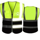  Visibility Reflective Safety Vest With Reflective Strips And  Pockets 