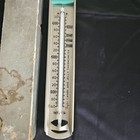 Vtg Taylor Candy Jelly Thermometer Green Wood Handle Metal Case W  Box