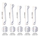 45-degree Offset Box End Wrench Set  5 5-21mm Cr-v With Rolling Pouch  10-piece
