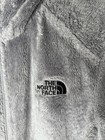 The North Face Jacket Womens Size M Osito Full Zip Fleece Gray Fuzzy Outdoor