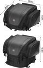 Kemimoto Motorcycle Tail Bag 18-22l Expandable Sissy Bar Motorcycle Luggage Seat