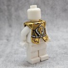 5pack Custom Gold Lion Head Armor Blocks Accessories For Minifigures Ga6912