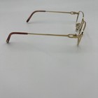Vintage Cartier C Decor 50mm  Gold Square Eyeglasses Frames Only Made In France