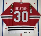 Ed Belfour Chicago Blackhawks Vintage 90s Nike Authentic 1996-7 Nhl Jersey 52 xl