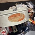 Large Mix Lot Of Miscellaneous Vintage Sewing Supplies In  Large Metal Tin